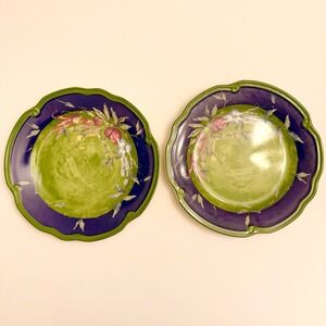 2 Tracy Porter Dinnerware Stonehouse Farm Dinner Plates 11"